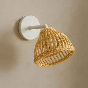 Elegante lámpara colgante de bambú hecha a mano para decoración del hogar - Product Image 4