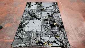 Alfombra Adiva de Poliéster, Tejida a Máquina, Moderna, de Polipropileno, Estilo Turco, de Alta Calidad, con Diseño Abstracto para el Hogar - Product Image 3