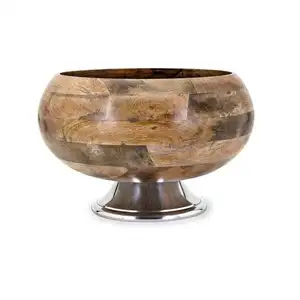 Wooden Pedestal Bowl 2024 New Collection Of Natural Wooden Tools For Kitchen Premium Quality Products at Lowest Price