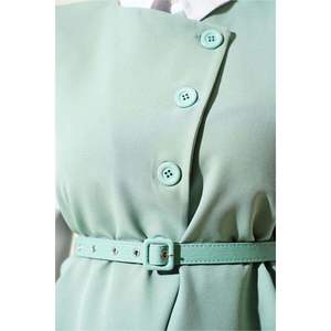 Basic 2 Piece Set with Vest <b>and</b> Belt <b>and</b> <b>Skirt</b> Mint - Product Image 3