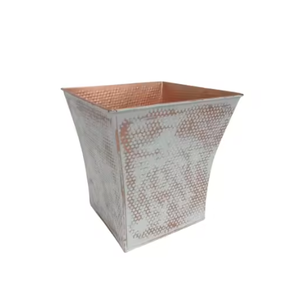 Jardinières en fer de haute qualité argenterie Designer Pots de fleurs en métal et jardinières pour la décoration de la maison et du jardin Top tendance - Product Image 4