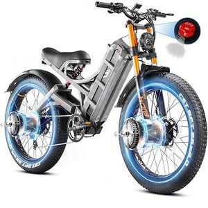 Bicicleta Eléctrica de Doble Motor Eahora Romeo Pro II, 3000W, 60Ah, Largo Alcance de 200 Millas, para Adultos, MEJOR OFERTA - Product Image 3