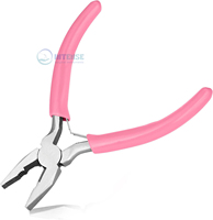 Pince de Combinaison Professionnelle en Acier Inoxydable 5 Pouces, Mini Pince de Lineman à Mâchoires Serrées à Ressort, Outil de Coupe-Fil Compact