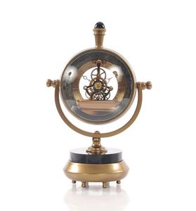 AK Brass Bánh Kim Loại Bảng Đồng Hồ Với Vòng Cơ Sở Trong Brass Hoàn Thành La Mã Quay Số Đồng Hồ Cho Văn Phòng Bàn Trang Trí Nội Thất/Bảng Trang Trí Nội Thất - Product Image 2