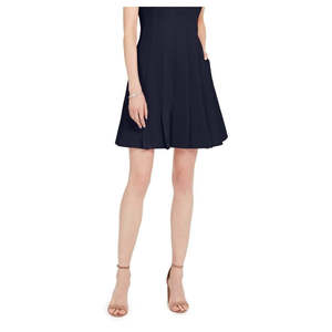 Abito plissettato Jessica Howard da donna, taglia 10 P, blu navy, vestibilità comoda e ampia - Product Image 3