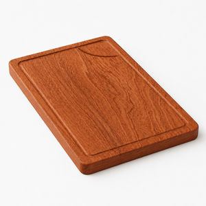 <span class=keywords><strong>Planche</strong></span> à découper en bois d'ébène <span class=keywords><strong>avec</strong></span> rainure profonde pour les jus et réservoir d'angle pour servir fruits, pain et autres aliments en cuisine - Product Image 5