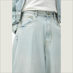 Jeans Baggy Personalizados de Estilo Urbano para Hombre, Jeans de Mezclilla de Algodón Lavado Oscuro Desgastado, Pantalones Baggy de Moda Vintage para Hombre - Product Image 4