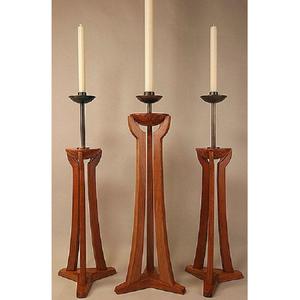 Finition unique Bougeoir de luxe fait à la main Design fantaisie Bougeoir en bois Taille de couleur personnalisable Haute qualité pour mariage - Product Image 1