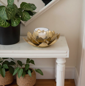 Bougeoir en T moderne et élégant Design élégant en métal pour la maison, le bureau, la fête de mariage ou les décorations de Noël et de Pâques - Product Image 4