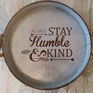 ถาดชุบสังกะสีสไตล์วินเทจพร้อมความสวยงามสำหรับบ้านไร่ที่หรูหราใช้ในบ้านร้านกาแฟร้านอาหารหรืองานสวนกลางแจ้ง - Product Image 6