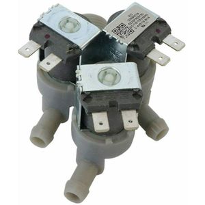 Vanne d'admission d'eau froide électrique à trois solénoïdes de remplacement pour lave-linge à chargement frontal Modèle 5220FR2075LCM 110V Plastique - Product Image 3