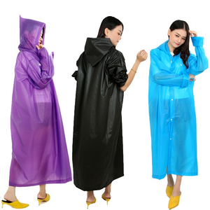 Lluvia senderismo viaje al aire libre abrigo largo mujer impermeable ligero lluvia abrigos largos señoras montaña lluvia chaqueta abrigo Mujer - Product Image 2