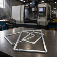 Marco de Aluminio Mecanizado por CNC para Monitor LCD con Anodizado Duro, Soportes de Exhibición Publicitaria, Señalización Digital