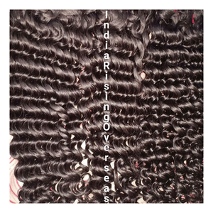 ช่อผมอินเดียแบบหยักคู่ผมธรรมชาติบริสุทธิ์ไม่ผ่านกระบวนการผมชาวอินเดียไม่ผ่านกระบวนการ - Product Image 1