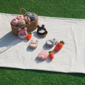 Fil à récurer (500g) Corée du Sud Fil au crochet en polyester de haute qualité pour sacs de poupées artisanales bricolage et plus - Product Image 2