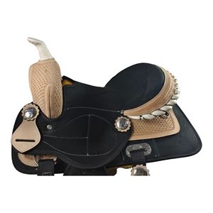 Vente en gros Selles de course de baril Qualité supérieure en cuir véritable Selles de cheval Western faites à la main Selles de rodéo en vrac Cowboy - Product Image 4