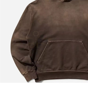 Servicio OEM al por mayor mejor diseño Sunfade sudaderas ligero Color sólido Sunfade sudaderas con capucha - Product Image 5