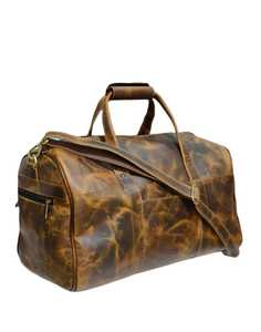 Indian Exporter Offers High Demand Genuine <b>Leather</b> <b>Duffle</b> <b>Bag</b> with Large Capacity at Wholesale Price - Product Image 2