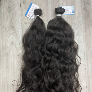 Prêt à expédier 100% paquets de cheveux humains bruts doublement étirés vietnamiens pour les extensions de cheveux de trame en gros - Product Image 1