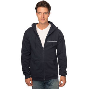 Sweat à capuche zippé en polaire pour hommes Sweat à capuche en polaire éco-intelligent pour hommes - Product Image 2