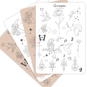 Bán buôn hình xăm nhỏ Silicone thực hành pad hình xăm nhỏ Latex đôi bên thực hành da cho hình xăm tốt dòng thực hành - Product Image 1