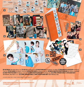 Stray Kids THIS & THAT 10º Mini Álbum [THAT Ver.] Photobook de CD, 2 Photocards, Tarjeta de Identificación, Mini Juego de Postales, Adhesivo Magnético, K-Pop - Product Image 3