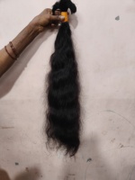 Extensions de cheveux indiens bouclés Remy vierges non traités à 100 %, style Yaki/Fumi, ondulés humides/ondulations profondes, tissage double machine pour tresses