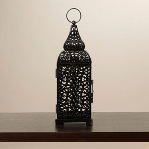 Linterna de iluminación marroquí, linterna colgante de forma personalizada, Lámpara decorativa con portavelas para el hogar, decoración navideña a bajo precio - Product Image 1