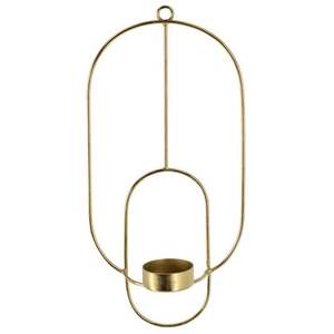 Porte-bougie en fer forgé noir minimaliste en forme de renne, support à bougie abstrait moderne pour mariage de luxe, table de fête - Product Image 3