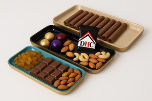 Sophisticated Round Shape Decorative Metal <b>Serving</b> Tray for Ramadan Gracefully Displays Chocolates with Style - Product Image 2