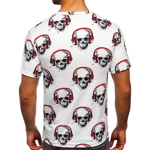 Camiseta en blanco, camisetas, venta al por mayor, estampado de soplo, Logo, algodón liso, talla americana, cuello redondo, hombres, alta calidad, 100, camisetas personalizadas - Product Image 2