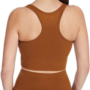 Sujetador Deportivo con Diseño Sólido para Gimnasio, Logotipo Personalizado, Ropa de Verano de Secado Rápido, Sujetador Deportivo para Mujer - Product Image 4