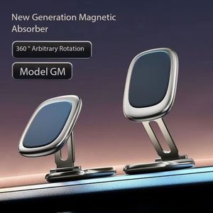 Soporte magnético para teléfono de coche, soporte para salpicadero, altura ajustable, ajuste universal para todos los teléfonos, material metálico - Product Image 4