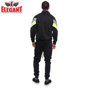 Chándales de nailon para hombre, chándal cortavientos, conjuntos para correr de poliéster 100%, conjunto de dos piezas, logotipo bordado, chaqueta de nailon con cremallera - Product Image 3