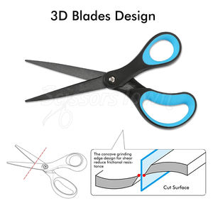 Ciseaux de ménage durables en acier inoxydable avec logo personnalisé pour l'école à domicile et un usage quotidien - Product Image 3