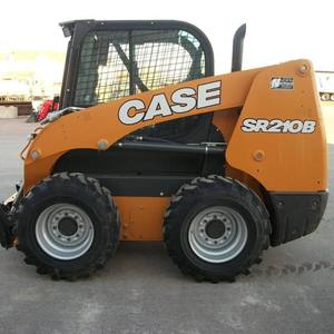 Chargeuse sur pneus CASE SR210B, 4 tonnes, diesel, jaune, équipement de construction - Product Image 1