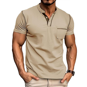 Camiseta de alta calidad 65% algodón 35% poliéster transpirable ecológico de secado rápido patrón sólido Logo estampado 220 GSM Jersey - Product Image 1