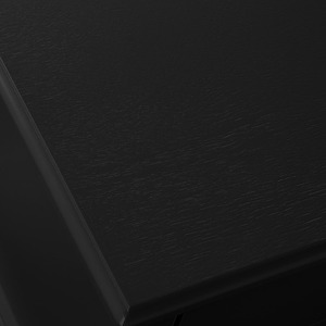 Chevet pliable en bois massif de style moderne du milieu du siècle avec étagère ouverte pour meubles de chambre à coucher - Product Image 6