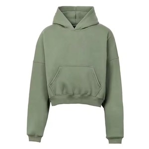 Survêtement 2 pièces vierge pour femme sweat à capuche surdimensionné à épaules tombantes avec pantalon de survêtement survêtement ensembles pour femmes pour tenue décontractée - Product Image 5