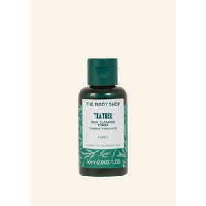 Tonique Purifiant à l'Arbre à Thé Body Shop 60ml, Liquide Antibactérien Purifiant avec Vitamine E pour Peaux à Imperfections, Matifiant - Product Image 1