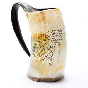 ASSISTANT HORN MUGS INDIA FACTORY PRODUITS ARTISANAUX Tasse à boire en corne Nouveau design Corne naturelle Original Viking Drinking - Product Image 3