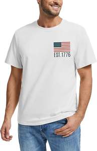 T-shirt unisexe 100% coton imprimé lavage à l'acide personnalisé Streetwear lourd avec motif de lettres pour hommes - Product Image 4