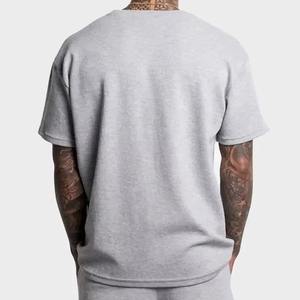 Personalizada de alta calidad Casual 100% algodón hombres camisetas de peso pesado poco Ajuste de gran tamaño ropa de calle de diseño personalizado de impresión - Product Image 2