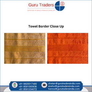 Toalla de baño teñida de tela lisa para uso doméstico Toallas de baño duraderas con forma rectangular de excelente calidad disponibles a un precio asequible - Product Image 4