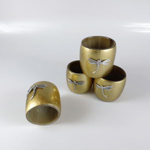 VietnamCrafts, Fábrica en Vietnam, Anillos para Servilletas y Posavasos de Laca Hechos a Mano, Ecológicos, Duraderos, Arte Popular, Decoración para Fiestas, Bodas y Hogar - Product Image 3