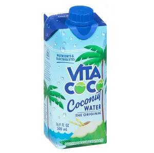 Vita Coco acqua di cocco pura organica | Gusto rinfrescante di cocco | Elettroliti naturali