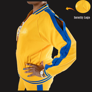 Logo de sororité broderie sororité et fraternité Sigma Gamma Rho unisexe femmes costume ajusté lettre grecque survêtements - Product Image 3