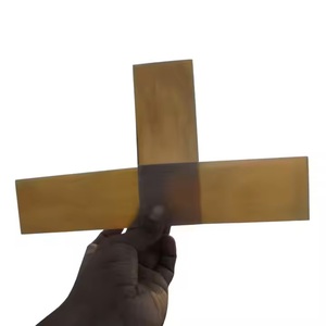 แผ่นเปล่ารูปเขาควายสำหรับกรอบแว่นตาและด้ามจับมีดแผ่นเกล็ดแตรวัวธรรมชาติ - Product Image 4