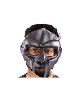 หน้ากากหมวกกันน็อคนักสู้ MF Doom | เครื่องประดับศีรษะเครื่องแต่งกายฮาโลวีน/ใบหน้า | หน้ากากโลหะแบบเต็มหน้าสำหรับสวมใส่ได้ทุกเพศ - Product Image 5