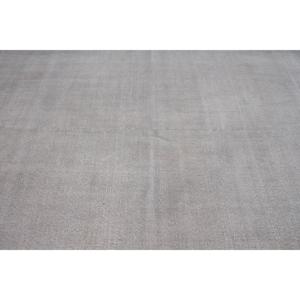 Tapis turc vintage surdimensionné 6,3x11,3 pieds, gris, à bords, design patchwork, en laine, latex, écologique, décoration intérieure - Product Image 4